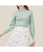 【エニィ スィス/any SiS】の【アンサンブル対応】バイカラーリブ ニット ミント×オフ|ID: prp329100004527365 ipo3291000000034296323