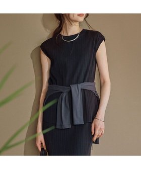 【23区/NIJYUSANKU】 【SLOW/一部店舗限定】ランダムリブフライス フレンチスリーブ カットソー人気、トレンドファッション・服の通販 founy(ファニー) ファッション Fashion レディースファッション WOMEN トップス・カットソー Tops/Tshirt シャツ/ブラウス Shirts/Blouses ロング / Tシャツ T-Shirts カットソー Cut and Sewn 春 Spring カットソー Cut And Sew ストレート Straight スリーブ Sleeve フレンチ French ボトム Bottom ボーダー Border レギュラー Regular S/S・春夏 Ss・Spring/Summer 夏 Summer 2024年 2024 2024春夏・S/S Ss,Spring/Summer,2024 |ID:prp329100004527369