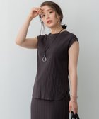 【23区/NIJYUSANKU】の【SLOW/一部店舗限定】ランダムリブフライス フレンチスリーブ カットソー 人気、トレンドファッション・服の通販 founy(ファニー) ファッション Fashion レディースファッション WOMEN トップス・カットソー Tops/Tshirt シャツ/ブラウス Shirts/Blouses ロング / Tシャツ T-Shirts カットソー Cut and Sewn 春 Spring カットソー Cut And Sew ストレート Straight スリーブ Sleeve フレンチ French ボトム Bottom ボーダー Border レギュラー Regular S/S・春夏 Ss・Spring/Summer 夏 Summer 2024年 2024 2024春夏・S/S Ss,Spring/Summer,2024 thumbnail ダークブラウン系|ID: prp329100004527369 ipo3291000000032016245