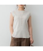 【23区/NIJYUSANKU】の【SLOW/一部店舗限定】ランダムリブフライス フレンチスリーブ カットソー 人気、トレンドファッション・服の通販 founy(ファニー) ファッション Fashion レディースファッション WOMEN トップス・カットソー Tops/Tshirt シャツ/ブラウス Shirts/Blouses ロング / Tシャツ T-Shirts カットソー Cut and Sewn 春 Spring カットソー Cut And Sew ストレート Straight スリーブ Sleeve フレンチ French ボトム Bottom ボーダー Border レギュラー Regular S/S・春夏 Ss・Spring/Summer 夏 Summer 2024年 2024 2024春夏・S/S Ss,Spring/Summer,2024 thumbnail ベージュ系|ID: prp329100004527369 ipo3291000000032016247