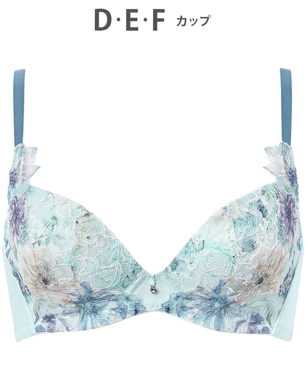 【ワコール/WACOAL】のブラジャー 【ハグするブラ】 体温を感知してカラダになじむ 谷間メイク 脇高設計 レディース BXB478 /ワコール インテリア・キッズ・メンズ・レディースファッション・服の通販 founy(ファニー) 　ファッション　Fashion　レディースファッション　Fashion for Women　アンダー　Underwear Essentials　ガーデン　Garden, Gardening　スウィート　Sweet, Cute Style　ストレッチ　Stretch, Stretchy Fabric　デコルテ　Décolleté, Neckline　なめらか　Smooth, Silky Texture　人気　Popular, Best Seller　フラワー　Flower, Floral　ブラジャー　Bra, Lingerie　ラップ　Wrap, Wrap Design　レース　Lace, Lace Fabric　ワイヤー　Wire, Wired Bra　おすすめ　Recommended / Our Picks　ターコイズ|ID: prp329100004527384 ipo3291000000033500213
