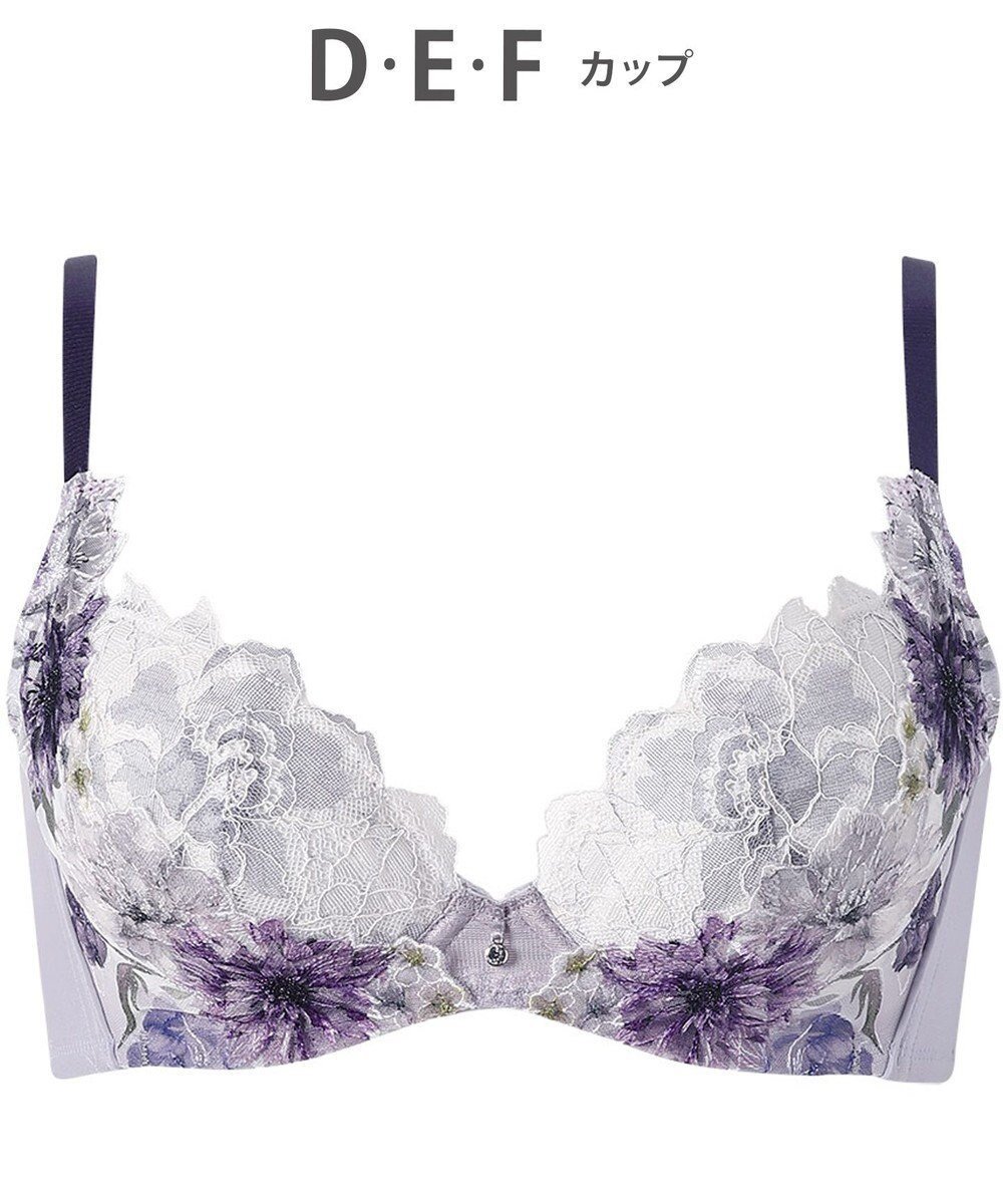 【ワコール/WACOAL】のブラジャー 【ハグするブラ】 体温を感知してカラダになじむ 谷間メイク 脇高設計 レディース BXB478 /ワコール インテリア・キッズ・メンズ・レディースファッション・服の通販 founy(ファニー) 　ファッション　Fashion　レディースファッション　Fashion for Women　アンダー　Underwear Essentials　ガーデン　Garden, Gardening　スウィート　Sweet, Cute Style　ストレッチ　Stretch, Stretchy Fabric　デコルテ　Décolleté, Neckline　なめらか　Smooth, Silky Texture　人気　Popular, Best Seller　フラワー　Flower, Floral　ブラジャー　Bra, Lingerie　ラップ　Wrap, Wrap Design　レース　Lace, Lace Fabric　ワイヤー　Wire, Wired Bra　おすすめ　Recommended / Our Picks　グレー|ID: prp329100004527384 ipo3291000000034379888