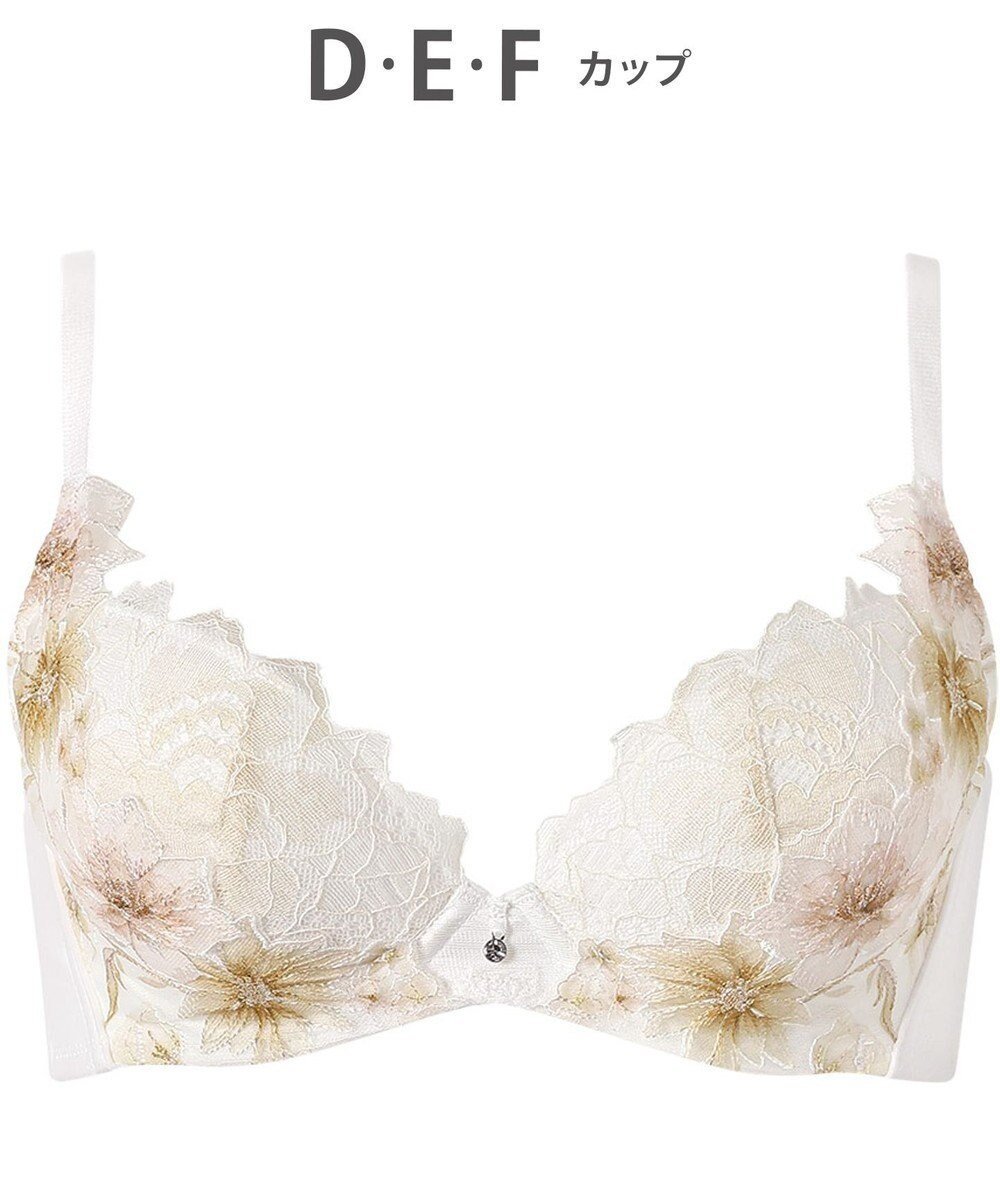 【ワコール/WACOAL】のブラジャー 【ハグするブラ】 体温を感知してカラダになじむ 谷間メイク 脇高設計 レディース BXB478 /ワコール インテリア・キッズ・メンズ・レディースファッション・服の通販 founy(ファニー) 　ファッション　Fashion　レディースファッション　Fashion for Women　アンダー　Underwear Essentials　ガーデン　Garden, Gardening　スウィート　Sweet, Cute Style　ストレッチ　Stretch, Stretchy Fabric　デコルテ　Décolleté, Neckline　なめらか　Smooth, Silky Texture　人気　Popular, Best Seller　フラワー　Flower, Floral　ブラジャー　Bra, Lingerie　ラップ　Wrap, Wrap Design　レース　Lace, Lace Fabric　ワイヤー　Wire, Wired Bra　おすすめ　Recommended / Our Picks　ホワイト|ID: prp329100004527384 ipo3291000000034379891