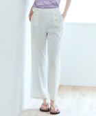 【23区/NIJYUSANKU】の【洗える】リネンヴィスコースストレッチ マリンパンツ 人気、トレンドファッション・服の通販 founy(ファニー) ファッション Fashion レディースファッション WOMEN パンツ Pants 春 Spring 洗える Washable コンパクト Compact シンプル Simple ストレッチ Stretch ストレート Straight 定番 Standard フロント Front ボトム Bottom ボーダー Border リネン Linen ワイド Wide S/S・春夏 Ss・Spring/Summer 再入荷 Restock/Back In Stock/Re Arrival 夏 Summer 2023春夏・S/S Ss,Spring/Summer,2023 2023年 2023 thumbnail ホワイト系|ID: prp329100004527405 ipo3291000000032016407