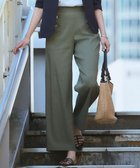 【23区/NIJYUSANKU】の【洗える】リネンヴィスコースストレッチ マリンパンツ 人気、トレンドファッション・服の通販 founy(ファニー) ファッション Fashion レディースファッション WOMEN パンツ Pants 春 Spring 洗える Washable コンパクト Compact シンプル Simple ストレッチ Stretch ストレート Straight 定番 Standard フロント Front ボトム Bottom ボーダー Border リネン Linen ワイド Wide S/S・春夏 Ss・Spring/Summer 再入荷 Restock/Back In Stock/Re Arrival 夏 Summer 2023春夏・S/S Ss,Spring/Summer,2023 2023年 2023 thumbnail カーキ系|ID: prp329100004527405 ipo3291000000032016409
