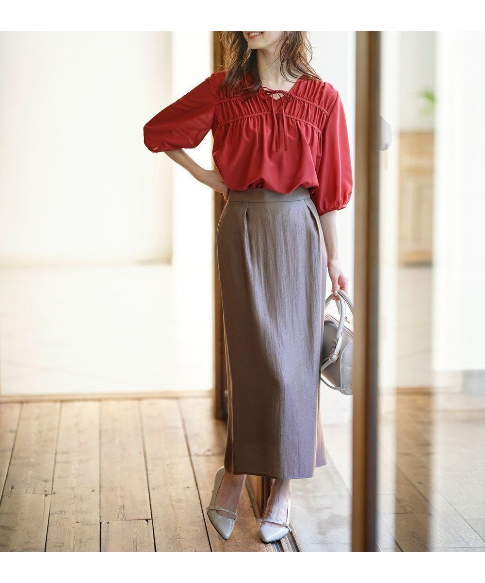 【エニィ スィス/any SiS】の【洗える】ソフトグリッターペンシル スカート 人気、トレンドファッション・服の通販 founy(ファニー) 　ファッション　Fashion　レディースファッション　WOMEN　スカート　Skirt　春　Spring　洗える　Washable　ギャザー　Gather　シャイニー　Shiny　スリット　Slit　トレンド　Trend　バランス　Balance　フリル　Frills　ブライト　Bright　ペンシル　Pencil　S/S・春夏　Ss・Spring/Summer　夏　Summer　 other-1|ID: prp329100004527427 ipo3291000000032016488