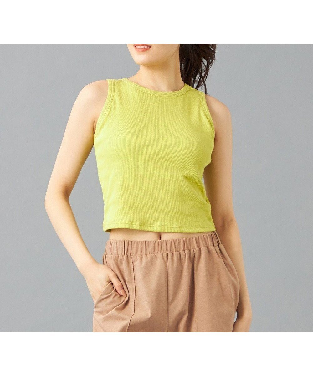 【チャコット/Chacott】のChacott BALANCELoveCotton リブブラトップ インテリア・キッズ・メンズ・レディースファッション・服の通販 founy(ファニー) 　ファッション　Fashion　レディースファッション　Ladies' Fashion Online　トップス・カットソー　Tops/Tshirt　アンダー　Under　インナー　Inner　吸水　Water Absorption　ストレッチ　Stretch　フィット　Fit　ライムグリーン|ID: prp329100004527439 ipo3291000000032587944