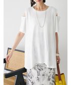 【グリーンパークス/Green Parks】のショルダーカットチュニック Off White|ID: prp329100004527454 ipo3291000000032016589