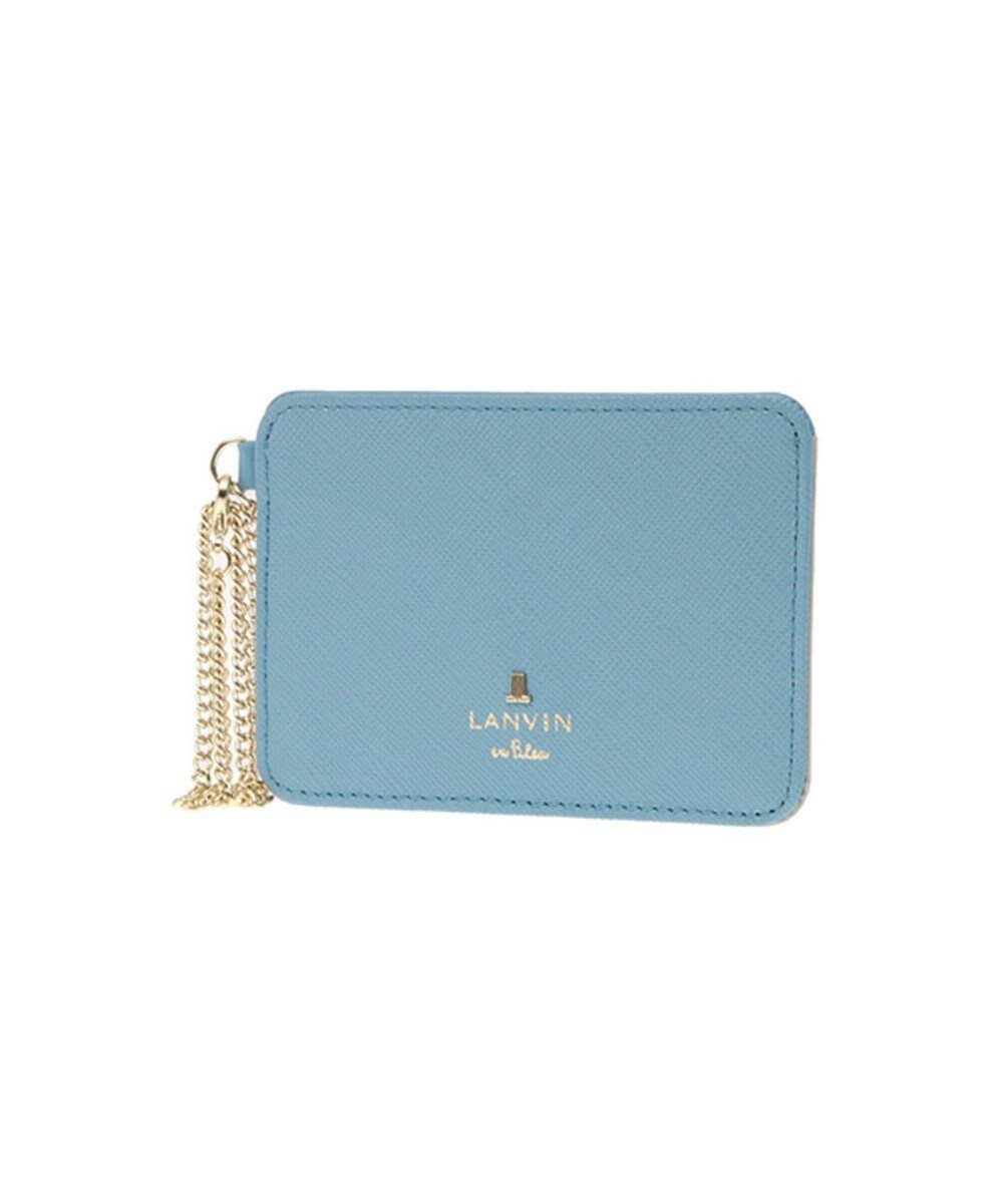 【ランバン オン ブルー/LANVIN en Bleu】のリュクサンブールカラー パスケース インテリア・キッズ・メンズ・レディースファッション・服の通販 founy(ファニー) 　ファッション　Fashion　レディースファッション　WOMEN　財布　Wallets　チェーン　Chain　財布　Wallet　ブルー|ID: prp329100004527476 ipo3291000000032016678