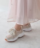 【ブリジット バーキン/Bridget Birkin】の【Bridget Birkin】ラメツイードコンビスニーカー 人気、トレンドファッション・服の通販 founy(ファニー) ファッション Fashion レディースファッション WOMEN スニーカー Sneakers ツイード Tweed thumbnail ベージュ雑材|ID: prp329100004527484 ipo3291000000032210013