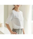 【ジェイ プレス/J.PRESS】のワイドリブジャージー タックスリーブ カットソー ホワイト系|ID: prp329100004527489 ipo3291000000032016736