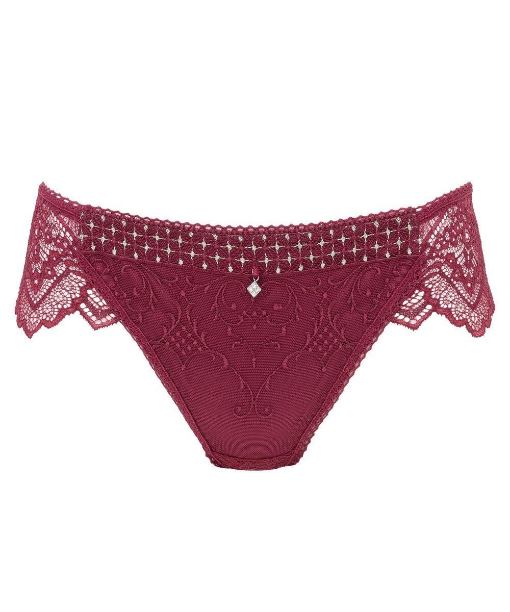 【ブラデリス ニューヨーク/BRADELIS New York】の【BRADELIS New York】 ジャクリーンスタイルパンティ24A1 インテリア・キッズ・メンズ・レディースファッション・服の通販 founy(ファニー) 　ファッション　Fashion　レディースファッション　WOMEN　アンダー　Under　クリスタル　Crystal　サテン　Satin　ショーツ　Shorts　ストレッチ　Stretch　センター　Center　バランス　Balance　フロント　Front　モチーフ　Motif　ラッセル　Russell　レース　Race　ホリデーシーズン　Holiday　ワイン|ID: prp329100004527514 ipo3291000000032016846