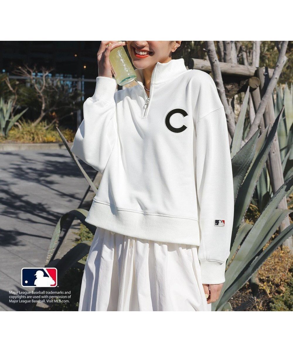【エニィファム/any FAM】の【洗濯機可/UVケア】MLB/メジャーリーグベースボール ジップスウェット インテリア・キッズ・メンズ・レディースファッション・服の通販 founy(ファニー) 　ファッション　Fashion　レディースファッション　WOMEN　トップス・カットソー　Tops/Tshirt　シャツ/ブラウス　Shirts/Blouses　パーカ　Sweats　ロング / Tシャツ　T-Shirts　スウェット　Sweat　カットソー　Cut and Sewn　インナー　Inner　春　Spring　カットソー　Cut And Sew　シンプル　Simple　スウェット　Sweat　スポーツ　Sports　タートルネック　Turtleneck　チャーム　Charm　バランス　Balance　S/S・春夏　Ss・Spring/Summer　おすすめ　Recommend　夏　Summer　ビジネス 仕事 通勤　Business　オフ|ID: prp329100004527524 ipo3291000000032016884