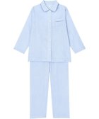 【ウィング/Wing】の【肌感®パジャマ】 長袖・長ズボン ピマ綿100% やわらかな肌ざわり 霜降り調 ウィング/ワコール EP3001 サックス|ID: prp329100004527532 ipo3291000000032016909