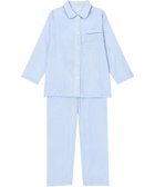 【ウィング/Wing】の【肌感®パジャマ】 長袖・長ズボン ピマ綿100% やわらかな肌ざわり 霜降り調 ウィング/ワコール EP3001 サックス|ID: prp329100004527532 ipo3291000000032660138