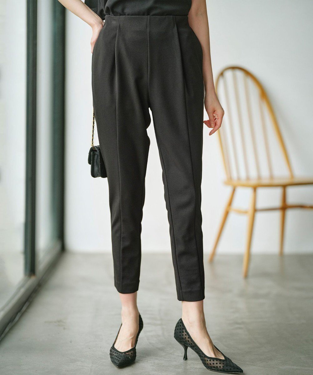 【組曲/KUMIKYOKU】の【接触冷感・吸湿冷感・UVカット】スタイルアップジャージー パンツ 人気、トレンドファッション・服の通販 founy(ファニー) 　ファッション　Fashion　レディースファッション　Fashion for Women　パンツ　Pants & Trousers　春　Spring　ギャザー　Gathered, Ruffled　吸水　Absorbent, Quick-Dry　ジョーゼット　Georgette, Semi-Sheer Fabric　セットアップ　Set-Up, Coordinated Outfit　レギンス　Leggings, Stretch Pants　S/S・春夏　SS, Spring/Summer, Warm Season　おすすめ　Recommended / Our Picks　夏　Summer　結婚式　Wedding　ビジネス 仕事 通勤　Business / Work / Commuting　 other-1|ID: prp329100004527537 ipo3291000000034233129