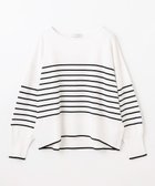 【エニー/ANY】のバスクボーダーニットプルオーバー 人気、トレンドファッション・服の通販 founy(ファニー) ファッション Fashion レディースファッション Fashion for Women トップス・カットソー Cut & Sew Tops ニット Knit Tops & Sweaters カジュアルプルオーバー・ニットトップス Pullovers & Knit Tops / Casual Pullovers おすすめ Recommended / Our Picks インナー Innerwear ストレッチ Stretch, Stretchy Fabric セーター Sweater, Knitwear デニム Denim, Jeans Material トレンド Trend, Trending Now ベーシック Basic, Essential ボーダー Border, Stripe 夏 Summer 春 Spring S/S・春夏 SS, Spring/Summer, Warm Season thumbnail エクリュ×ブラックボーダー|ID: prp329100004527552 ipo3291000000034609689