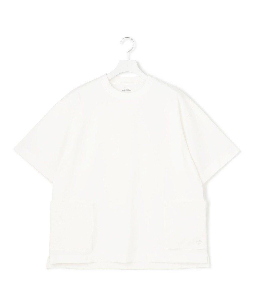 【ジェイプレスヨークストリート/J.PRESS YORK STREET】の【UNISEX】腰ポケットTシャツ インテリア・キッズ・メンズ・レディースファッション・服の通販 founy(ファニー) 　ファッション　Fashion　レディースファッション　WOMEN　トップス・カットソー　Tops/Tshirt　シャツ/ブラウス　Shirts/Blouses　ロング / Tシャツ　T-Shirts　カットソー　Cut and Sewn　ユニセックス　Unisex　カットソー　Cut And Sew　プリント　Print　ポケット　Pocket　ワンポイント　One Point　夏　Summer　春　Spring　S/S・春夏　Ss・Spring/Summer　ホワイト系|ID: prp329100004527561 ipo3291000000032017037