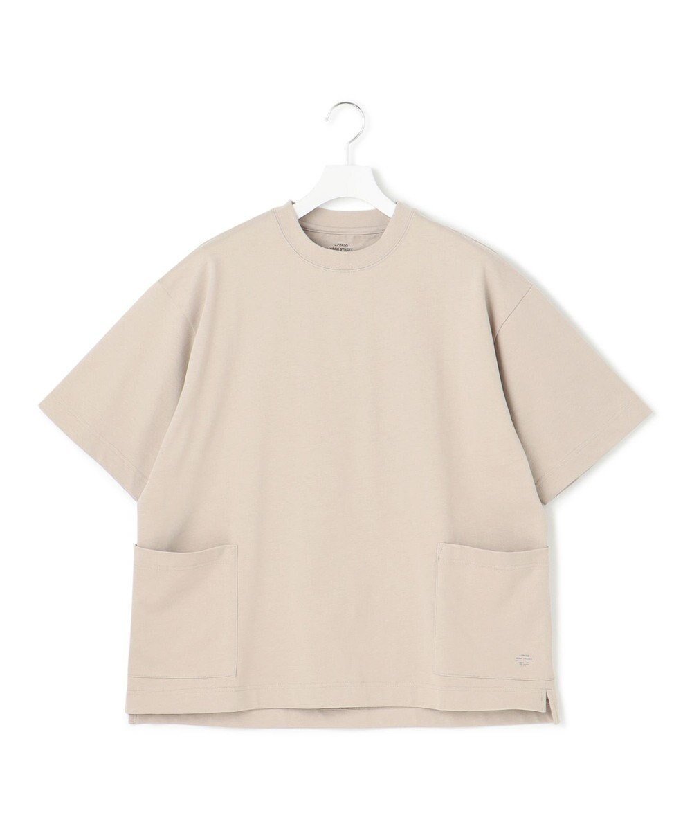 【ジェイプレスヨークストリート/J.PRESS YORK STREET】の【UNISEX】腰ポケットTシャツ インテリア・キッズ・メンズ・レディースファッション・服の通販 founy(ファニー) 　ファッション　Fashion　レディースファッション　WOMEN　トップス・カットソー　Tops/Tshirt　シャツ/ブラウス　Shirts/Blouses　ロング / Tシャツ　T-Shirts　カットソー　Cut and Sewn　ユニセックス　Unisex　カットソー　Cut And Sew　プリント　Print　ポケット　Pocket　ワンポイント　One Point　夏　Summer　春　Spring　S/S・春夏　Ss・Spring/Summer　ベージュ系|ID: prp329100004527561 ipo3291000000032017042