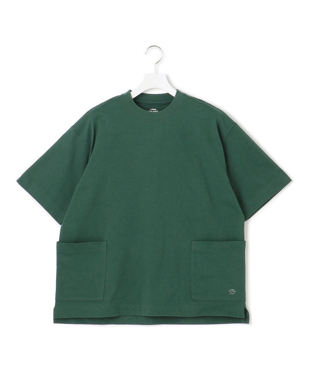 【ジェイプレスヨークストリート/J.PRESS YORK STREET】の【UNISEX】腰ポケットTシャツ インテリア・キッズ・メンズ・レディースファッション・服の通販 founy(ファニー) 　ファッション　Fashion　レディースファッション　WOMEN　トップス・カットソー　Tops/Tshirt　シャツ/ブラウス　Shirts/Blouses　ロング / Tシャツ　T-Shirts　カットソー　Cut and Sewn　ユニセックス　Unisex　カットソー　Cut And Sew　プリント　Print　ポケット　Pocket　ワンポイント　One Point　夏　Summer　春　Spring　S/S・春夏　Ss・Spring/Summer　ダークグリーン系|ID: prp329100004527561 ipo3291000000032017044