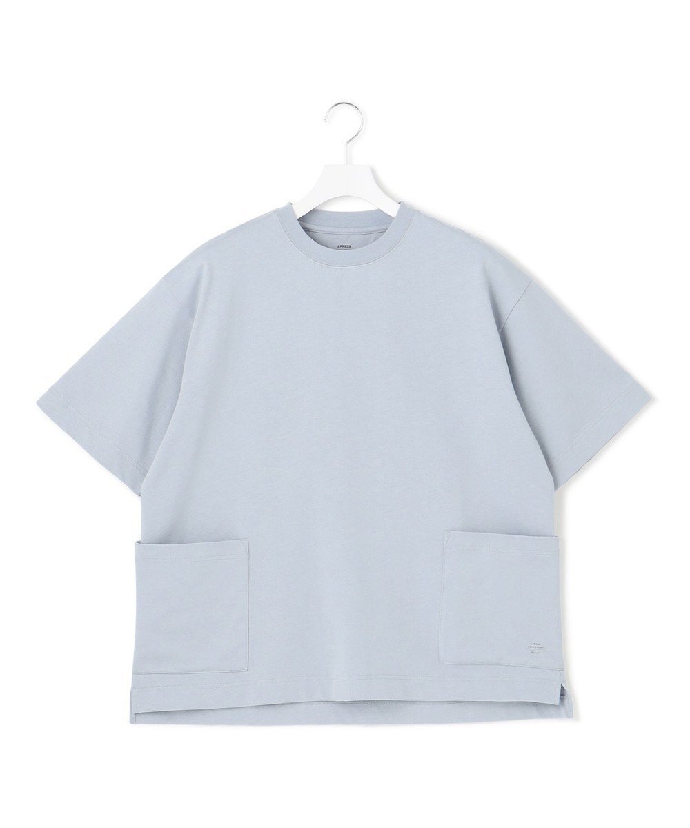 【ジェイプレスヨークストリート/J.PRESS YORK STREET】の【UNISEX】腰ポケットTシャツ インテリア・キッズ・メンズ・レディースファッション・服の通販 founy(ファニー) 　ファッション　Fashion　レディースファッション　WOMEN　トップス・カットソー　Tops/Tshirt　シャツ/ブラウス　Shirts/Blouses　ロング / Tシャツ　T-Shirts　カットソー　Cut and Sewn　ユニセックス　Unisex　カットソー　Cut And Sew　プリント　Print　ポケット　Pocket　ワンポイント　One Point　夏　Summer　春　Spring　S/S・春夏　Ss・Spring/Summer　ブルー系|ID: prp329100004527561 ipo3291000000032017047