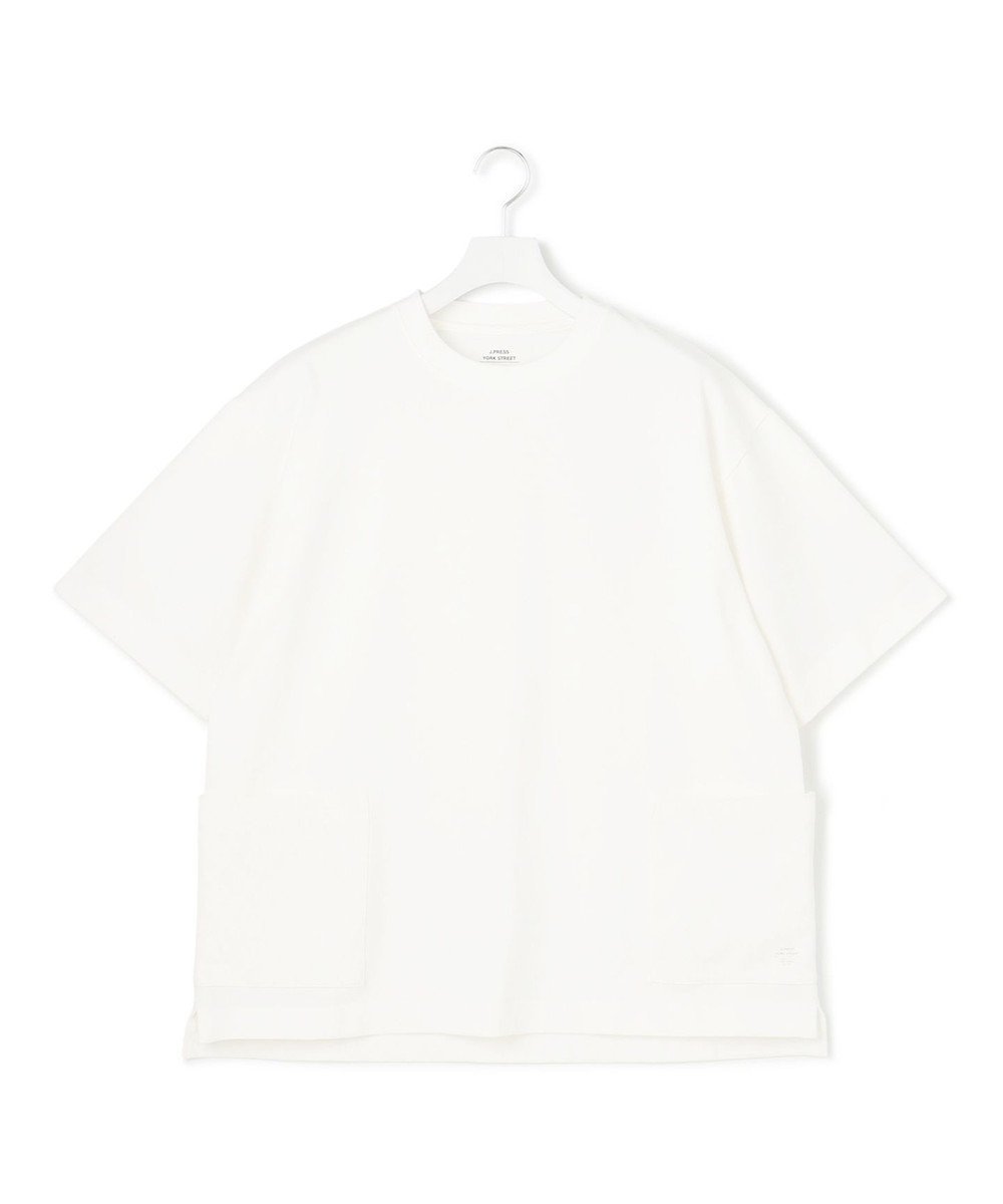 【ジェイプレスヨークストリート/J.PRESS YORK STREET】の【UNISEX】腰ポケットTシャツ インテリア・キッズ・メンズ・レディースファッション・服の通販 founy(ファニー) 　ファッション　Fashion　レディースファッション　Ladies' Fashion Online　トップス・カットソー　Tops/Tshirt　シャツ/ブラウス　Shirts/Blouses　ロング / Tシャツ　T-Shirts　カットソー　Cut and Sewn　ユニセックス　Unisex　カットソー　Cut And Sew　プリント　Print　ポケット　Pocket　ワンポイント　One Point　再入荷　Restock/Back In Stock/Re Arrival　夏　Summer　春　Spring　S/S・春夏　Ss・Spring/Summer　ホワイト系|ID: prp329100004527561 ipo3291000000032566306
