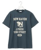 【ジェイプレスヨークストリート/J.PRESS YORK STREET】の【UNISEX】カレッジロゴTシャツ ダルブルー系|ID: prp329100004527567 ipo3291000000032017066