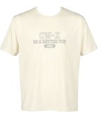 【シーダブリューエックス/CW-X】の【UNISEX】 CW-X トップス 3分袖 カジュアルTシャツ 少しゆったりとした着用感 吸汗速乾 半袖 ユニセックス DLR105 /ワコール アイボリー|ID: prp329100004527577 ipo3291000000032017107