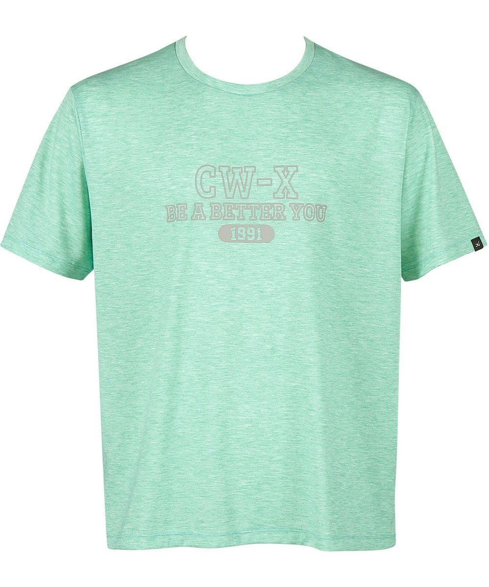【シーダブリューエックス/CW-X】の【UNISEX】 CW-X トップス 3分袖 カジュアルTシャツ 少しゆったりとした着用感 吸汗速乾 半袖 ユニセックス DLR105 /ワコール インテリア・キッズ・メンズ・レディースファッション・服の通販 founy(ファニー) 　ファッション　Fashion　レディースファッション　WOMEN　トップス・カットソー　Tops/Tshirt　シャツ/ブラウス　Shirts/Blouses　ロング / Tシャツ　T-Shirts　ユニセックス　Unisex　再入荷　Restock/Back In Stock/Re Arrival　半袖　Short Sleeve　ライトグレー|ID: prp329100004527577 ipo3291000000032017109