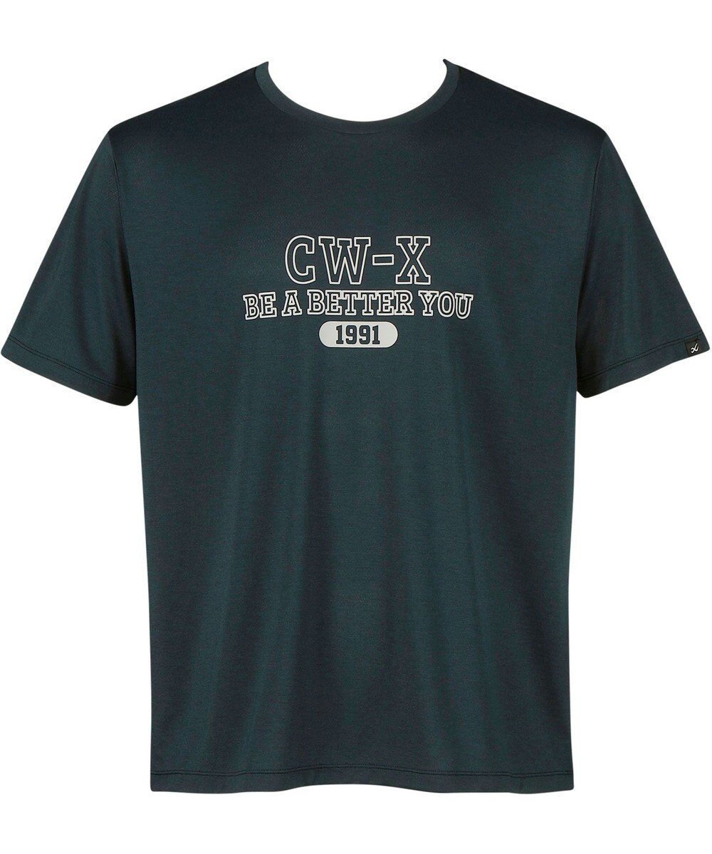 【シーダブリューエックス/CW-X】の【UNISEX】 CW-X トップス 3分袖 カジュアルTシャツ 少しゆったりとした着用感 吸汗速乾 半袖 ユニセックス DLR105 /ワコール インテリア・キッズ・メンズ・レディースファッション・服の通販 founy(ファニー) 　ファッション　Fashion　レディースファッション　WOMEN　トップス・カットソー　Tops/Tshirt　シャツ/ブラウス　Shirts/Blouses　ロング / Tシャツ　T-Shirts　ユニセックス　Unisex　再入荷　Restock/Back In Stock/Re Arrival　半袖　Short Sleeve　ダークブラウン|ID: prp329100004527577 ipo3291000000032017112