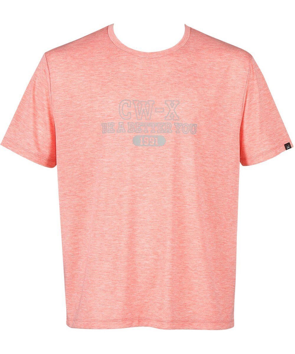 【シーダブリューエックス/CW-X】の【UNISEX】 CW-X トップス 3分袖 カジュアルTシャツ 少しゆったりとした着用感 吸汗速乾 半袖 ユニセックス DLR105 /ワコール インテリア・キッズ・メンズ・レディースファッション・服の通販 founy(ファニー) 　ファッション　Fashion　レディースファッション　WOMEN　トップス・カットソー　Tops/Tshirt　シャツ/ブラウス　Shirts/Blouses　ロング / Tシャツ　T-Shirts　ユニセックス　Unisex　再入荷　Restock/Back In Stock/Re Arrival　半袖　Short Sleeve　レッド|ID: prp329100004527577 ipo3291000000032017115