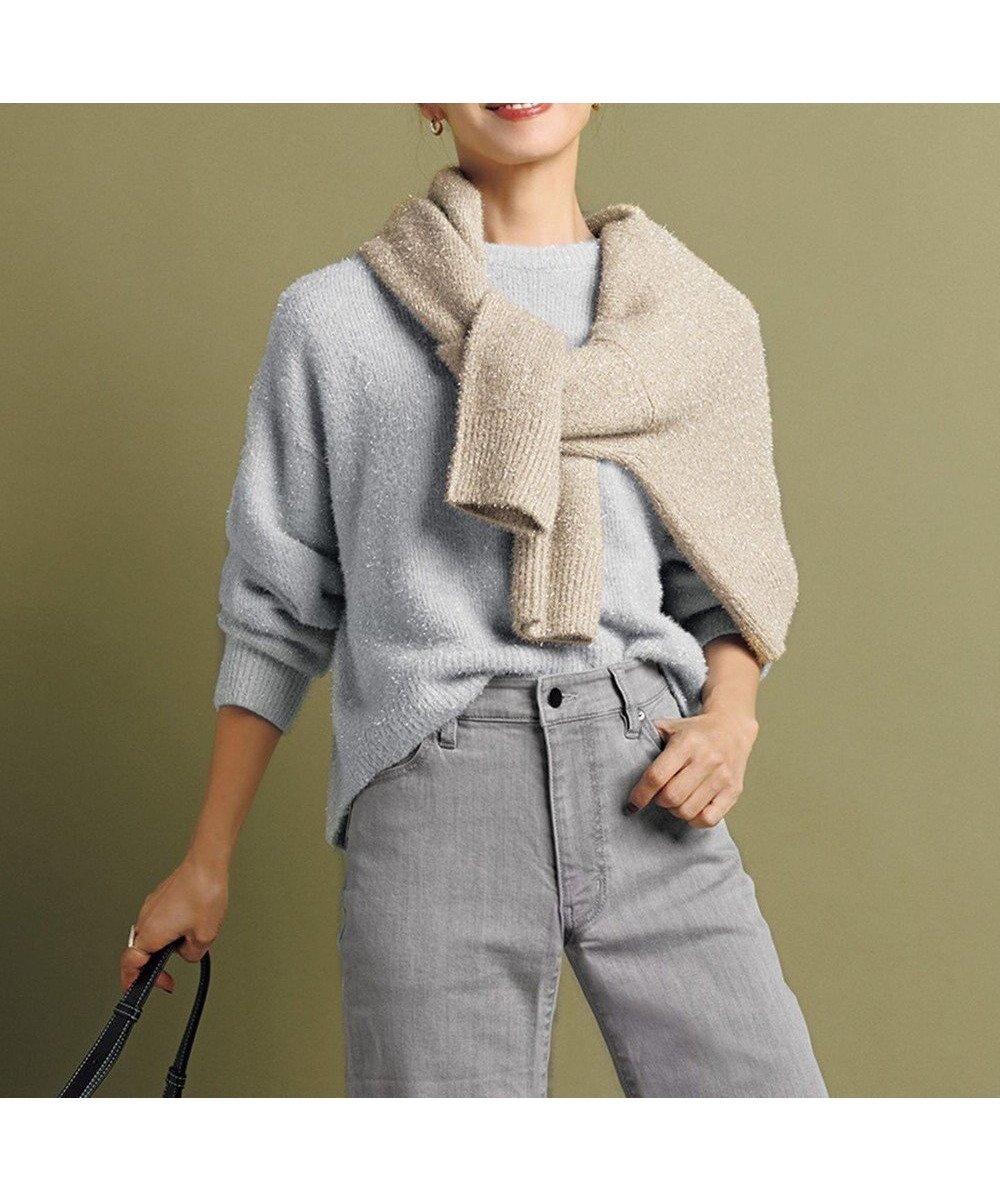 【アンフィーロ 自由区/UNFILO】の【洗える】ラメシャギー ニット 人気、トレンドファッション・服の通販 founy(ファニー) 　ファッション　Fashion　レディースファッション　WOMEN　トップス・カットソー　Tops/Tshirt　ニット　Knit Tops　おすすめ　Recommend　ウォッシャブル　Washable　クロップド　Cropped　セーター　Sweater　トレンド　Trend　バランス　Balance　ボトム　Bottom　ミックス　Mix　ワイド　Wide　冬　Winter　洗える　Washable　A/W・秋冬　Aw・Autumn/Winter・Fw・Fall-Winter　雑誌　Magazine　 other-1|ID: prp329100004527598 ipo3291000000032017189