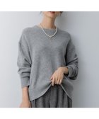 【組曲/KUMIKYOKU】のカシミヤブレンドバルキープルオーバー ニット グレー系|ID: prp329100004527602 ipo3291000000032017206