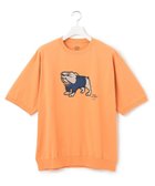 【ジェイプレスヨークストリート/J.PRESS YORK STREET】の【UNISEX】ブルドッグプリントTシャツ オレンジ系|ID: prp329100004527662 ipo3291000000032017447