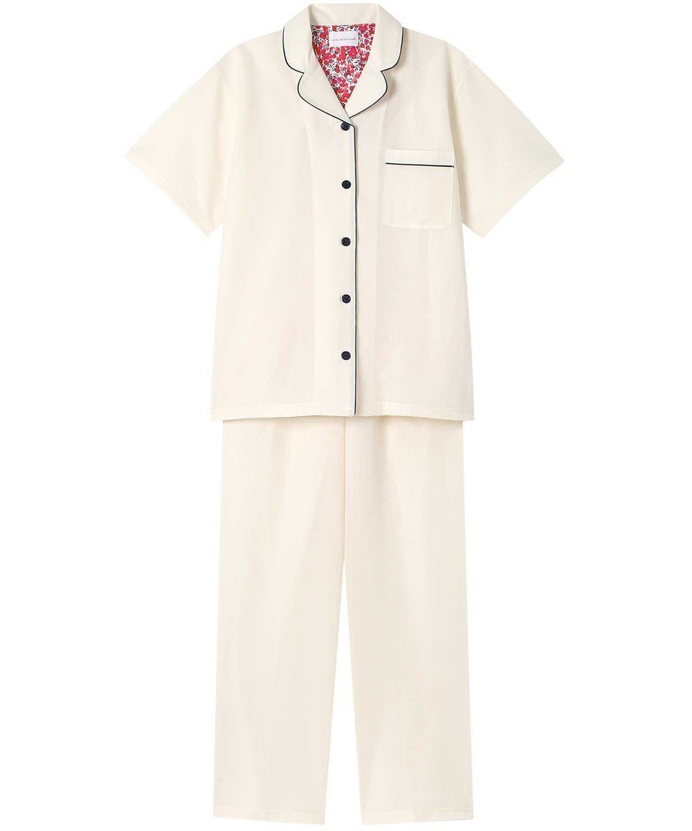 【ウンナナクール/une nana cool】の【綿混】MADE WITH LIBERTY FABRIC さらっとした肌あたりパジャマ 人気、トレンドファッション・服の通販 founy(ファニー) 　ファッション　Fashion　レディースファッション　WOMEN　パイピング　Piping　パジャマ　Pajamas　プリント　Print　半袖　Short Sleeve　おすすめ　Recommend　ギフト プレゼント　Gift Present　 other-1|ID: prp329100004527719 ipo3291000000032017670