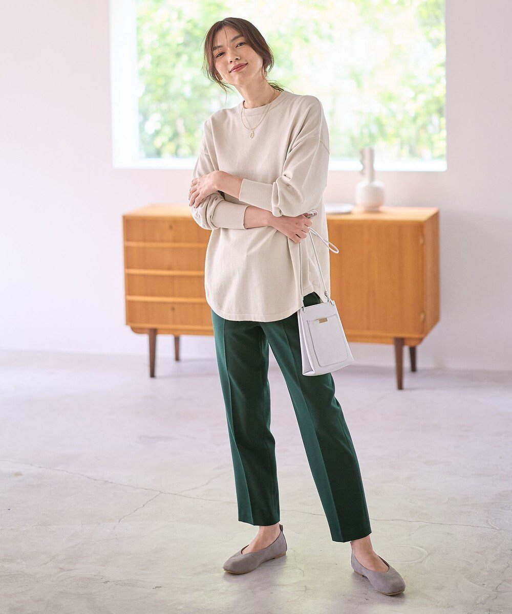 【エニー/ANY】の【ストレッチ/ウエストゴム/裏起毛】マルチファンクションストレッチテーパードパンツ 人気、トレンドファッション・服の通販 founy(ファニー) 　ファッション　Fashion　レディースファッション　Fashion for Women　パンツ　Pants & Trousers　ストレッチ　Stretch, Stretchy Fabric　センター　Center, Center Line　定番　Standard, Basic Item　人気　Popular, Best Seller　ピーチ　Peach, Soft Touch　ミックス　Mix, Mixed Style　楽ちん　Easy Fit, Comfortable　A/W・秋冬　Autumn/Winter　おすすめ　Recommended / Our Picks　 other-1|ID: prp329100004527722 ipo3291000000035708747