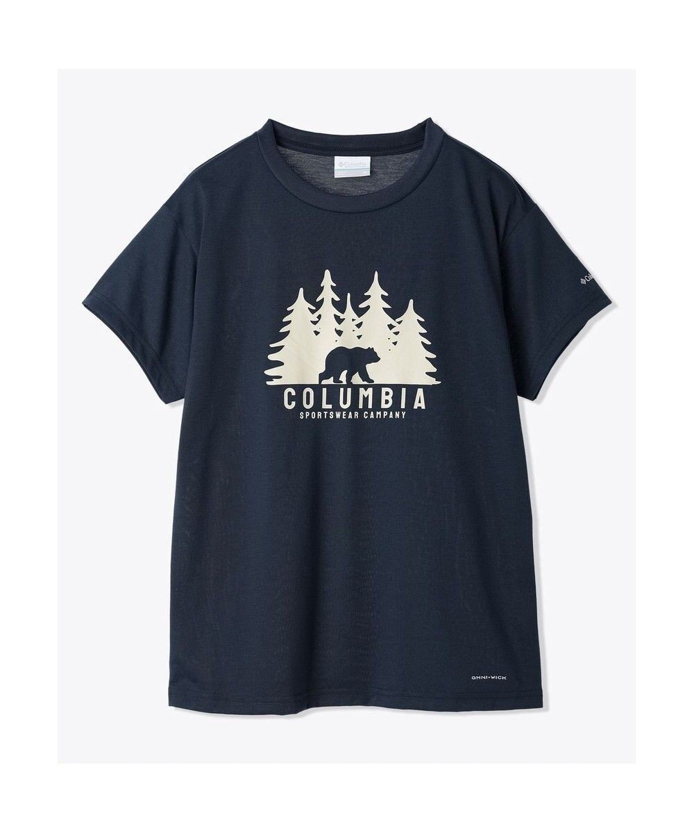【コロンビア/Columbia】のColumbia/ ウィメンズチェンブリンコーブショートスリーブTシャツ /コロンビア インテリア・キッズ・メンズ・レディースファッション・服の通販 founy(ファニー) 　ファッション　Fashion　レディースファッション　WOMEN　トップス・カットソー　Tops/Tshirt　シャツ/ブラウス　Shirts/Blouses　ロング / Tシャツ　T-Shirts　カットソー　Cut and Sewn　おすすめ　Recommend　アウトドア　Outdoor　カットソー　Cut And Sew　グラフィック　Graphic　スポーツ　Sports　フォルム　Form　フロント　Front　ベーシック　Basic　モチーフ　Motif　ワーク　Work　再入荷　Restock/Back In Stock/Re Arrival　夏　Summer　S/S・春夏　Ss・Spring/Summer　A/W・秋冬　Aw・Autumn/Winter・Fw・Fall-Winter　Collegiate Navy|ID: prp329100004527730 ipo3291000000032017726
