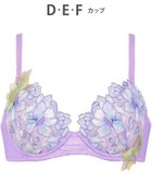【ウィング/Wing】のブラジャー Wing Lesiage ふっくら、まる胸メイク 背中にやさしくフィット 【2860シリーズ】 パッド有 ブラ PB2860 ウイング/ワコール パープル|ID: prp329100004527754 ipo3291000000032017829