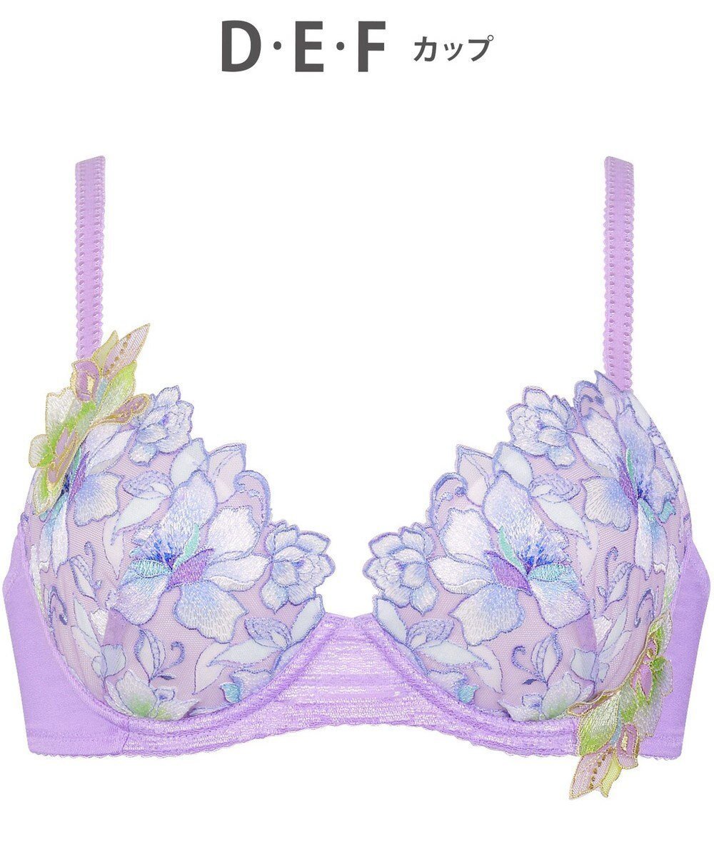 【ウィング/Wing】のブラジャー Wing Lesiage ふっくら、まる胸メイク 背中にやさしくフィット 【2860シリーズ】 パッド有 ブラ PB2860 ウイング/ワコール インテリア・キッズ・メンズ・レディースファッション・服の通販 founy(ファニー) 　ファッション　Fashion　レディースファッション　Ladies' Fashion Online　おすすめ　Recommend　アンダー　Under　グラデーション　Gradation　チュール　Tulle　フィット　Fit　ブラジャー　Bra　プリント　Print　レース　Race　ワイヤー　Wire　パープル|ID: prp329100004527754 ipo3291000000032686870