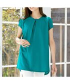 【ティアクラッセ/Tiaclasse】の【洗える】ボリュームフレンチカットソーチュニック ターコイズ|ID: prp329100004527794 ipo3291000000032017993