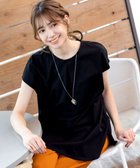 【ティアクラッセ/Tiaclasse】の【洗える】ボリュームフレンチカットソーチュニック ブラック|ID: prp329100004527794 ipo3291000000032017996