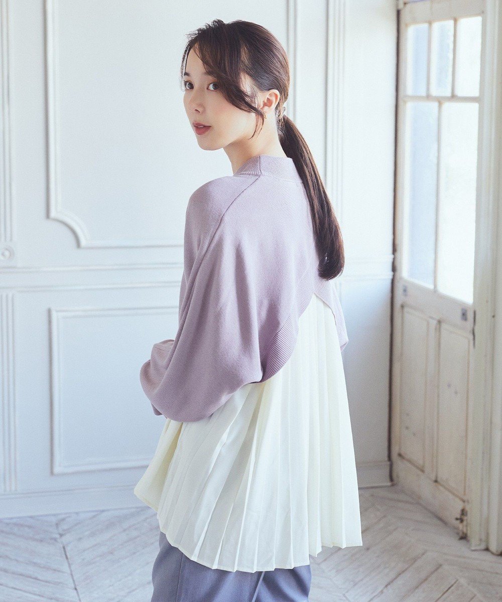 【アースミュージックアンドエコロジー/earth music&ecology】のドッキングプリーツニット 人気、トレンドファッション・服の通販 founy(ファニー) 　ファッション　Fashion　レディースファッション　WOMEN　トップス・カットソー　Tops/Tshirt　ニット　Knit Tops　おすすめ　Recommend　ギャザー　Gather　セーター　Sweater　ドッキング　Docking　フェミニン　Feminine　プリーツ　Pleats　ポケット　Pocket　A/W・秋冬　Aw・Autumn/Winter・Fw・Fall-Winter　 other-1|ID: prp329100004527806 ipo3291000000032018037
