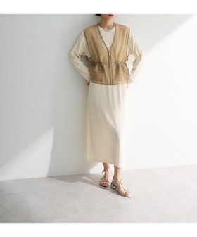 【グリーンパークス/Green Parks】のSET2点シアーナイロンベスト+リブワンピース 人気、トレンドファッション・服の通販 founy(ファニー) ファッション Fashion レディースファッション Fashion for Women アウター Coat / Outerwear Collection シアー Sheer, See-Through トレンド Trend, Trending Now フォルム Silhouette, Form ベスト Vest, Waistcoat ポケット Pocket, Pocket Detail 夏 Summer 春 Spring S/S・春夏 SS, Spring/Summer, Warm Season |ID:prp329100004527839