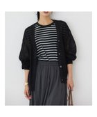 【アメリカンホリック/AMERICAN HOLIC】のメッシュVネックニットカーディガン Black|ID: prp329100004527845 ipo3291000000032018194
