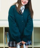 【ウィゴー/WEGO】の【SCHOOL ITEM】ニットカーディガン ダークグリーン|ID: prp329100004527853 ipo3291000000034595610