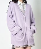 【ウィゴー/WEGO】の【SCHOOL ITEM】ニットカーディガン ライトパープル|ID: prp329100004527853 ipo3291000000034595612