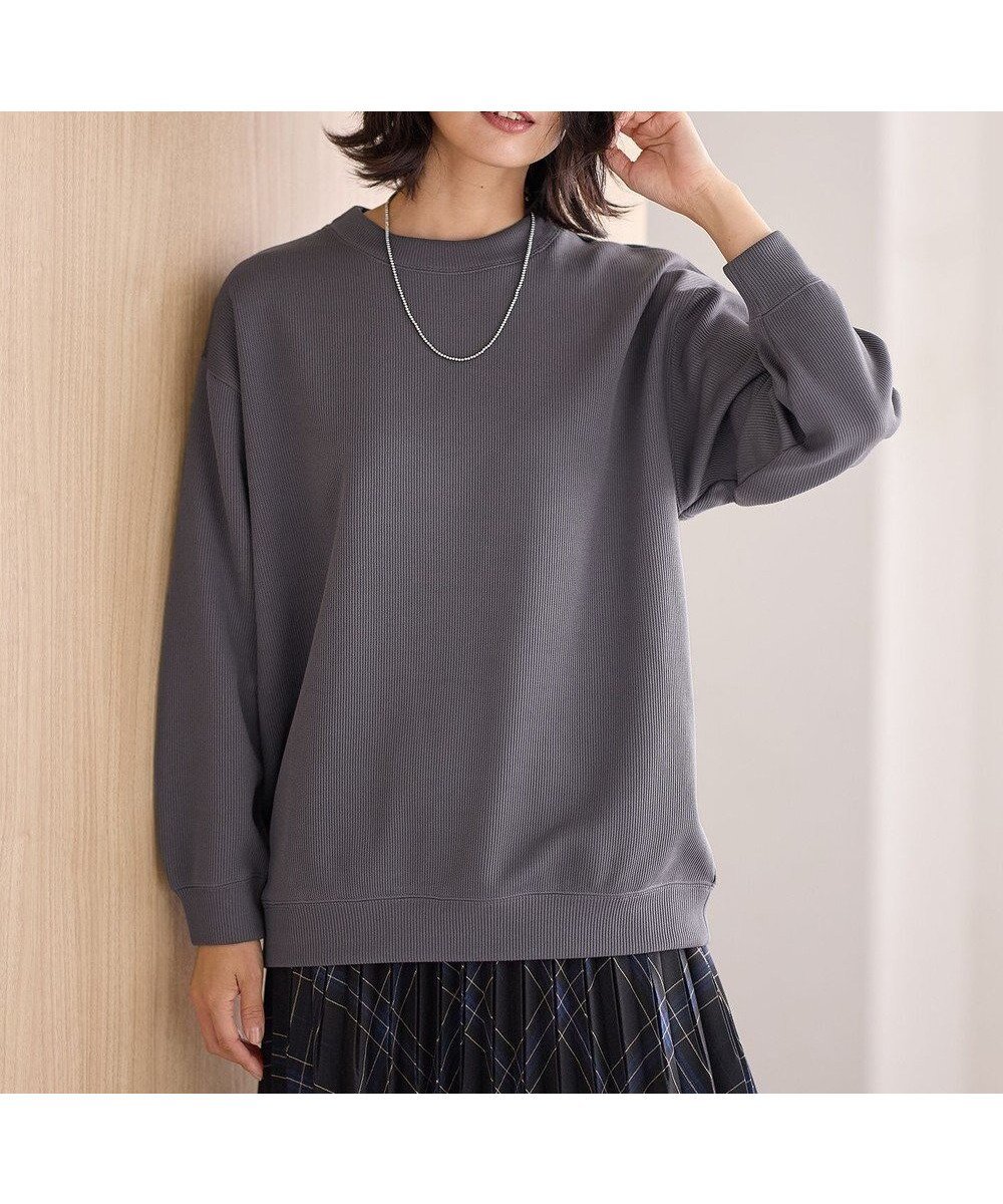 【エニィファム/any FAM】の【洗濯機可】ダブルフェイスジャージープルオーバー 人気、トレンドファッション・服の通販 founy(ファニー) 　ファッション　Fashion　レディースファッション　WOMEN　トップス・カットソー　Tops/Tshirt　シャツ/ブラウス　Shirts/Blouses　ロング / Tシャツ　T-Shirts　プルオーバー　Pullover　カットソー　Cut and Sewn　おすすめ　Recommend　インナー　Inner　カットソー　Cut And Sew　シンプル　Simple　ジャケット　Jacket　ダブル　Double　フェイス　Face　切替　Switching　洗える　Washable　A/W・秋冬　Aw・Autumn/Winter・Fw・Fall-Winter　 other-1|ID: prp329100004527896 ipo3291000000032018408