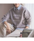 【エニー/ANY】の【洗濯機可】しあわせタッチメッセージニット グレージュ|ID: prp329100004527936 ipo3291000000034192107