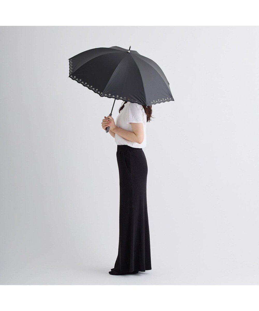 【ムーンバット/MOONBAT】の晴雨兼用日傘 長傘 ヒートカット/遮光 遮熱 UV 人気、トレンドファッション・服の通販 founy(ファニー) 　ファッション　Fashion　レディースファッション　WOMEN　傘 / レイングッズ　Umbrellas/Rainwear　シンプル　Simple　ビジネス 仕事 通勤　Business　フラワー　Flower　傘　Umbrella　日傘　Parasol　無地　Plain Color　 other-1|ID: prp329100004527966 ipo3291000000032018675