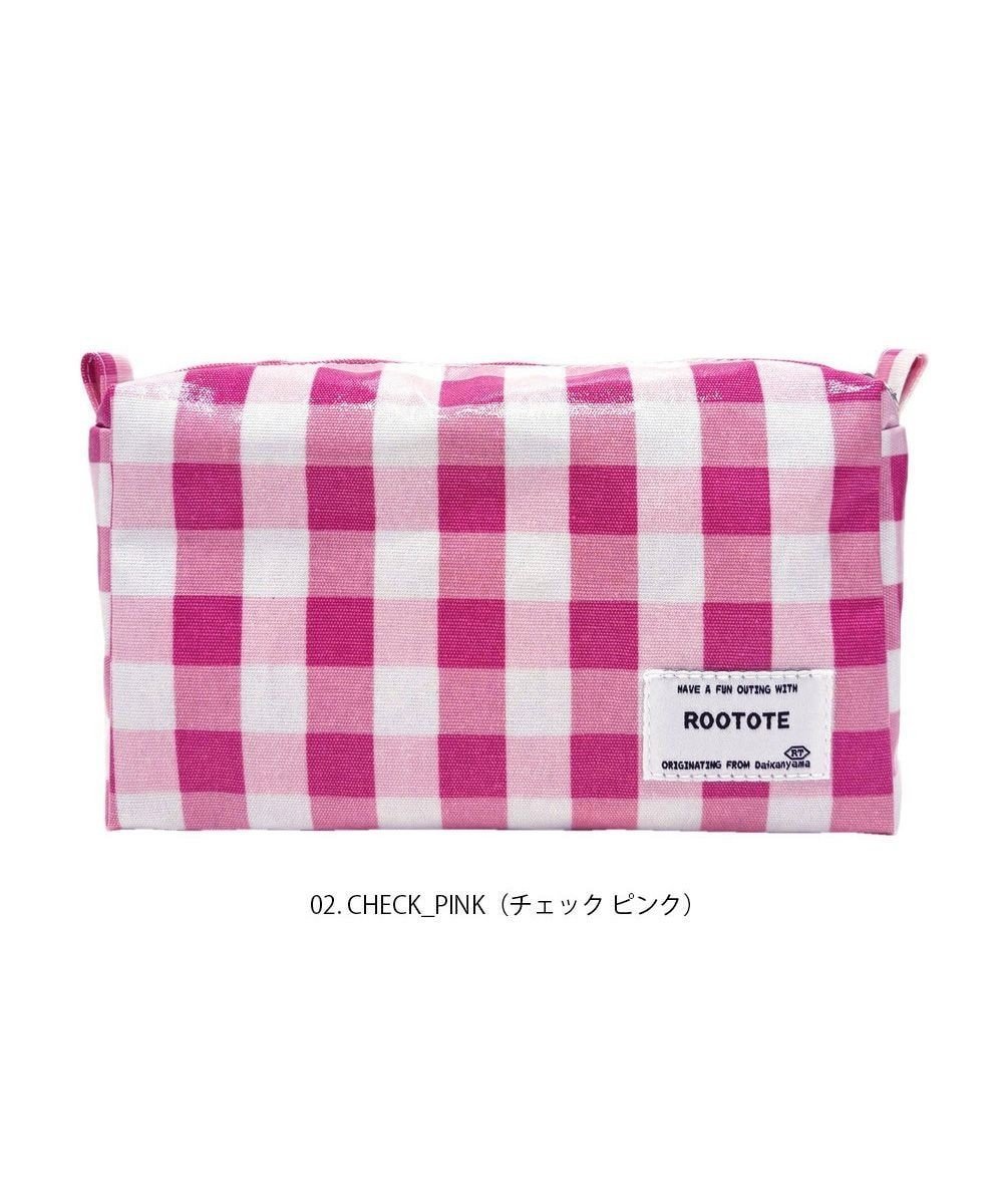 【ルートート/ROOTOTE】の1031【ポーチ】WR.ポーチ.ラミネート-Q インテリア・キッズ・メンズ・レディースファッション・服の通販 founy(ファニー) 　ファッション　Fashion　レディースファッション　WOMEN　財布　Wallets　ポーチ　Pouches　カメラ　Camera　ギンガム　Gingham　財布　Wallet　チェック　Check　ポーチ　Pouch　おすすめ　Recommend　NEW・新作・新着・新入荷　New Arrivals　02:チェック・ピンク|ID: prp329100004528013 ipo3291000000032018852